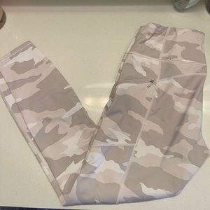 White Camo Athleta Leggings